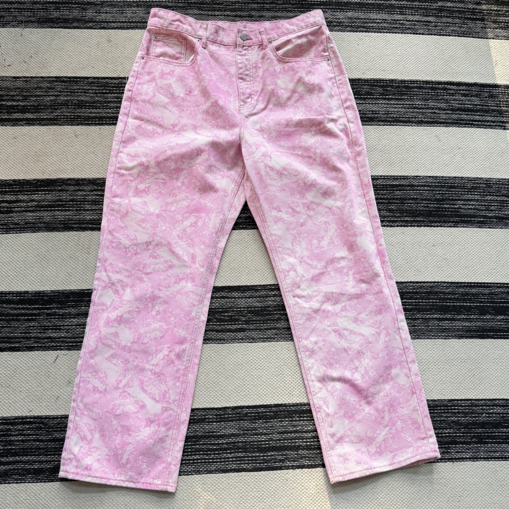 BDG Women's Light Pink Tie-dye Cowboy Jeans Size 32